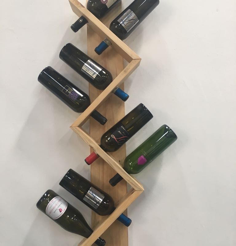 Appendibottiglie Artigianale da parete - Bottleappes