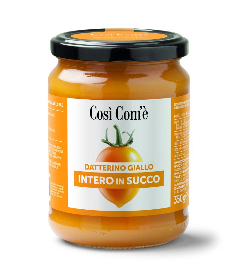 3 Barattoli di Datterino Giallo Intero in Succo da 350g cad.