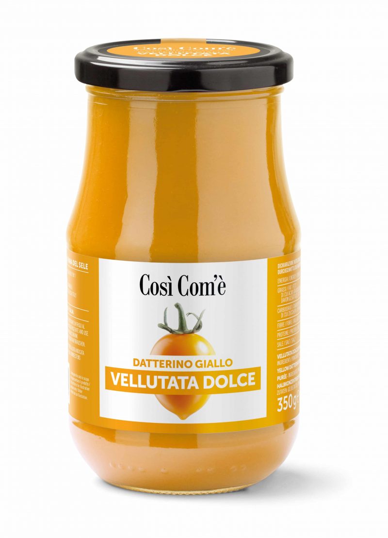 3 Barattoli di Vellutata Dolce di Datterino Giallo da 350g cad.