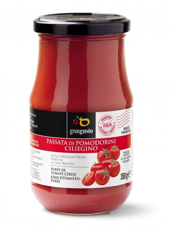 3 Passate di Pomodorino Ciliegino in vetro 350 g cad.