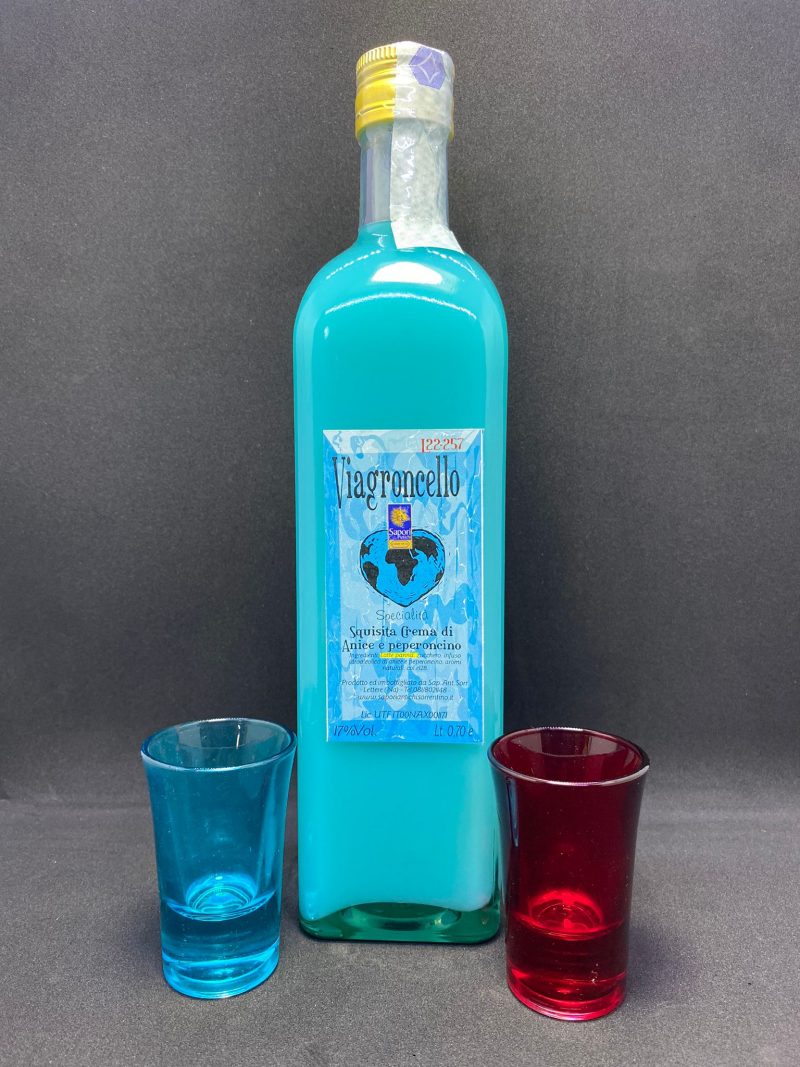 Viagroncello 0,70 L - Liquore all'Anice e Peperoncino per "tirarsi su"