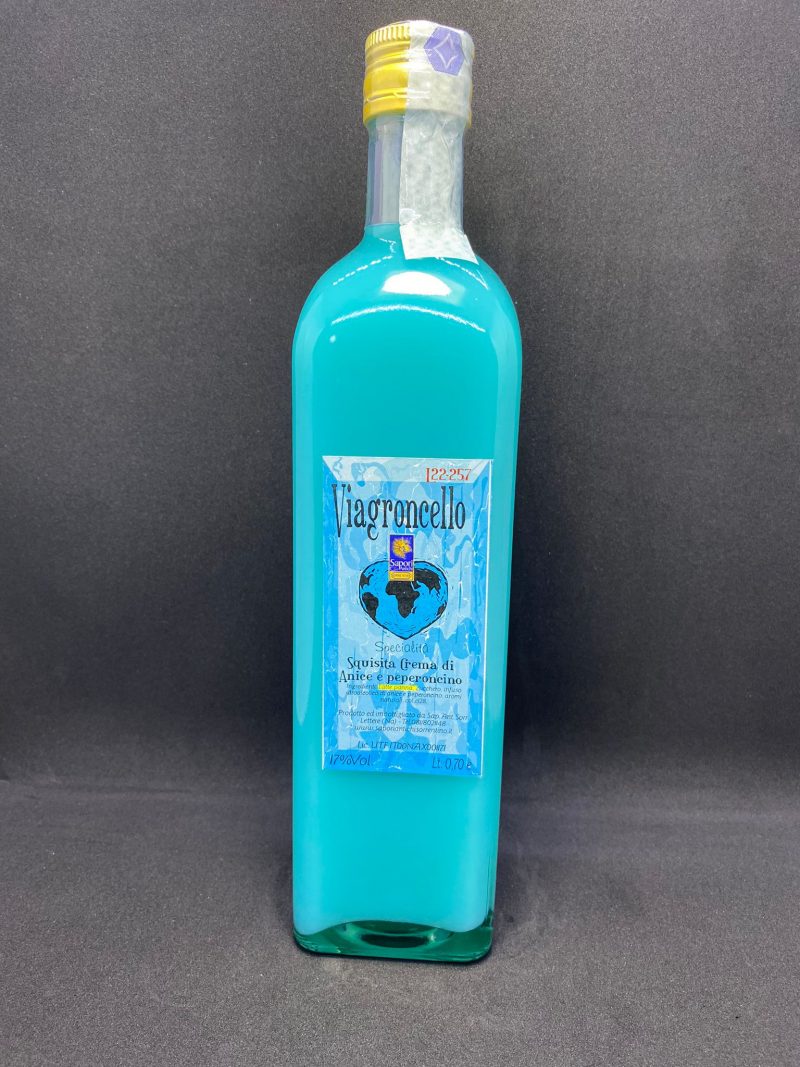 Viagroncello 0,70 L - Liquore all'Anice e Peperoncino per "tirarsi su" - immagine 2